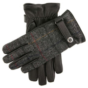Dents Muncaster Abraham Moon Tweed Gloves - Black/Charcoal