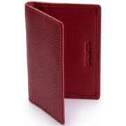 Dents Pebble Grain RFID Card Holder - Berry