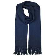 Dents Plain Woven Pashmina Scarf - Navy