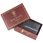 Dents Spey RFID Magic Leather Wallet - Black/Dove Grey