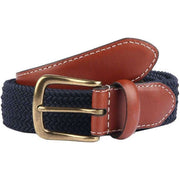 Dents Stretch Elastic Webbing Belt - Navy