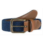 Dents Stretch Elastic Webbing Belt - Ocean Blue