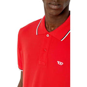 Diesel Smith D Logo Polo Shirt - Red/White
