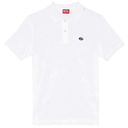 Diesel Smith D Oval Patch Polo Shirt - White
