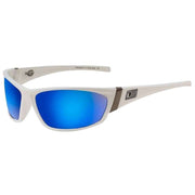 Dirty Dog Stoat Sunglasses - White/Grey/Blue