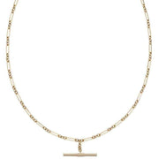 Elements Gold T Bar Chain Necklace - Yellow Gold