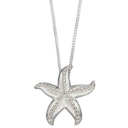 Elements Silver Starfish Pendant - Silver