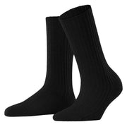 Falke Cosy Wool Boot Socks - Black