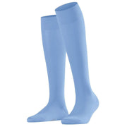 Falke Cotton Touch Knee High Socks - Artic Blue