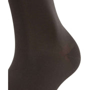 Falke Cotton Touch Knee High Socks - Dark Brown