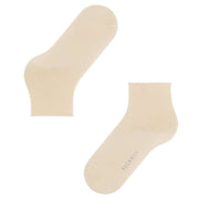 Falke Cotton Touch Short Socks - Cream