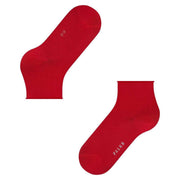 Falke Cotton Touch Short Socks - Scarlet Red