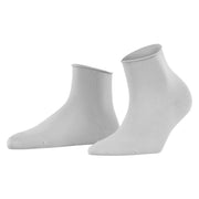 Falke Cotton Touch Short Socks - Silver Grey