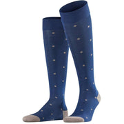 Falke Dot Knee-High Socks - Royal Blue