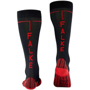 Falke Energizing Knee High Health Socks - Black/Red