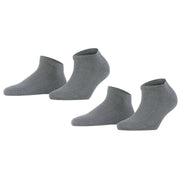 Falke Happy 2-Pack Sneaker Socks - Grey