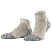 Falke Lodge Homepad Slipper Socks - Light Grey/Cream