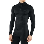 Falke Maximum Warm Long Sleeve Zip Shirt - Black