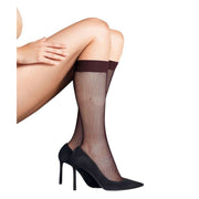 Falke Net Knee-High Socks - Burgundy