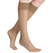 Falke Pure Matt 20 Denier Knee High Stockings - Golden Tan