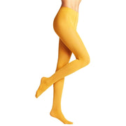 Falke Pure Matt 50 Deiner Tights - Amber Yellow
