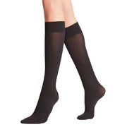 Falke Pure Matt 50 Denier Knee-High Tights - Black