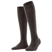 Falke Softmerino Knee High Socks - Dark Brown