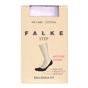 Falke Step Medium Cut No Show Boxed Socks - White