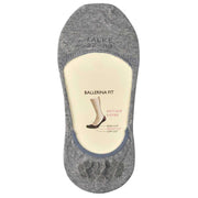 Falke Step Medium Cut No Show Socks - Light Grey Marl