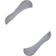 Falke Step Medium Cut No Show Socks - Light Grey Marl