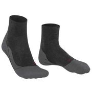 Falke TK5 Wander Wool Short Socks - Asphalt Mel Grey