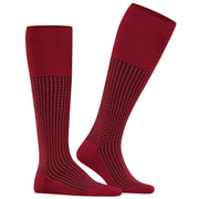 Falke Uptown Tie Knee High Socks - Scarlet Red