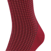 Falke Uptown Tie Knee High Socks - Scarlet Red