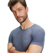 Falke Wool Tech Light Short Sleeve Sports T-Shirt - Captain Blue