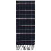 Fraas Wide Check Scarf - Navy