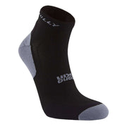 Hilly Active Quarter Min Twin Pack Socks - White/Black/Grey