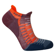 Hilly Active Socklet Min Socks - Burgundy/Orange