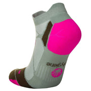 Hilly Marathon Fresh Min Socklets - Sage/Fluo Pink