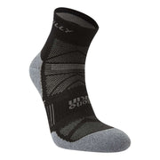 Hilly Supreme Anklet Socks - Black/Grey Marl