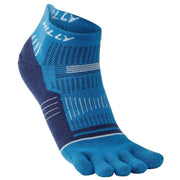 Hilly Toe Socks - Electric Blue/White