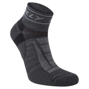 Hilly Trail Quarter Med Socks - Charcoal/Black