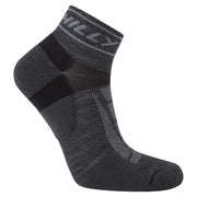 Hilly Trail Quarter Med Socks - Charcoal/Black