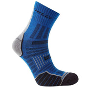 Hilly Twin Skin Anklet Socks - Azurite Blue/Grey Marl