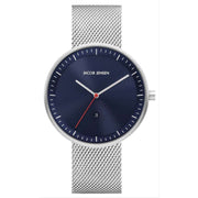 Jacob Jensen Strata Series Watch - Silver/Blue