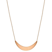 KJ Beckett Crescent Bar Necklace - Rose Gold