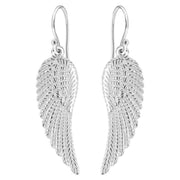 KJ Beckett Wing Drop Earrings - Silver