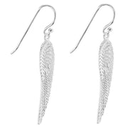 KJ Beckett Wing Drop Earrings - Silver