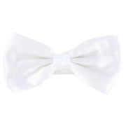 Knightsbridge Neckwear Bow Tie and Cummerbund Set - White