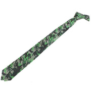 Knightsbridge Neckwear Camo Silk Skinny Tie - Green