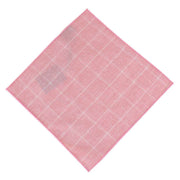 Knightsbridge Neckwear Cotton Tie and Pocket Square Set - Salmon Pink